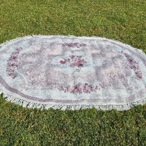 Teppich mit floralen Muster rosa, hell