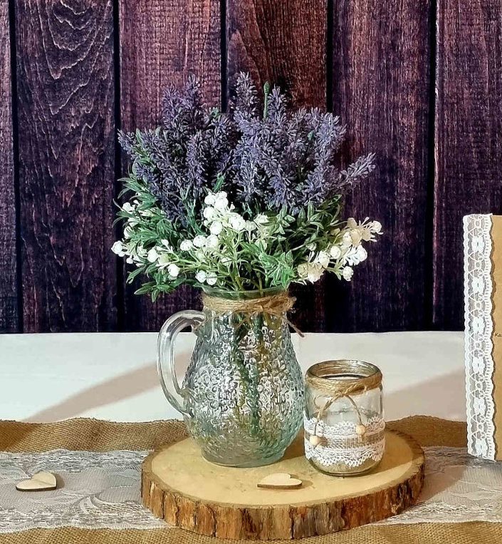 Vase gesprenkelt mit Henkel