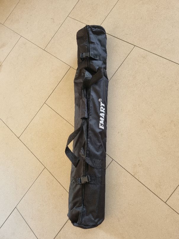 Aufsteller abgebaut in Transporttasche