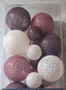 bordeauxrot lichterkette