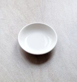 Kerzenteller Porzellan weiß