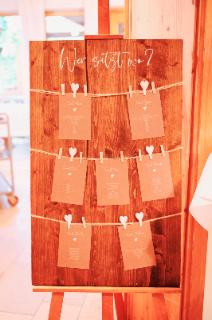 Sitzplan Holz