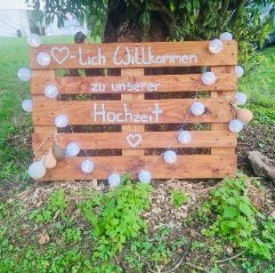 Herzlich Willkommen Palette