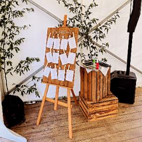 Sitzplan Holz