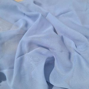 chiffontischläufer mittleres Blau