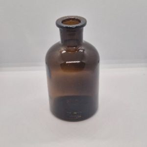 bernsteinfarbene Vase 1,8cm öffnung