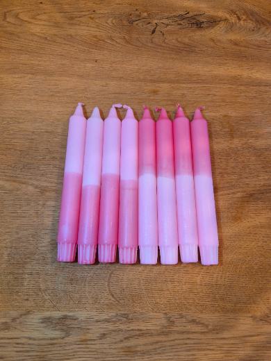 kerzen rosa pink
